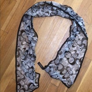 Silk coach scarf